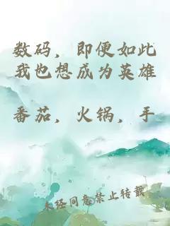 数码，即便如此我也想成为英雄