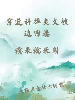 穿进科举爽文被迫内卷