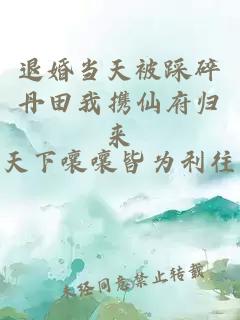 退婚当天被踩碎丹田我携仙府归来