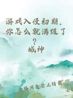 游戏入侵初期，你怎么就满级了？