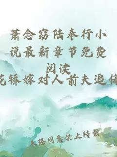 萧念窈陆奉行小说最新章节免费阅读