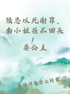 陆总以死谢罪，南小姐拒不回头！