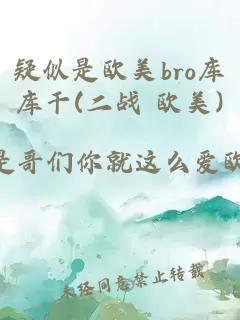疑似是欧美bro库库干(二战 欧美)