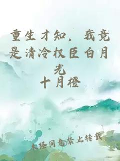 重生才知，我竟是清冷权臣白月光