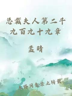 总裁夫人第二千九百九十九章