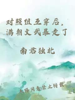 对照组互穿后，满朝文武暴走了