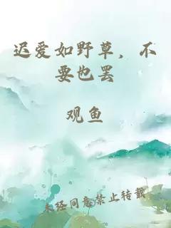 迟爱如野草，不要也罢