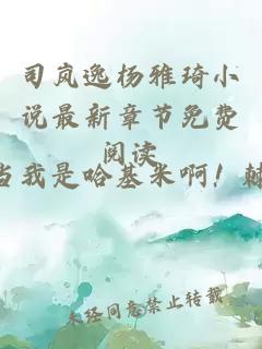 司岚逸杨雅琦小说最新章节免费阅读