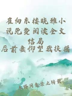 崔向东楼晓雅小说免费阅读全文结局