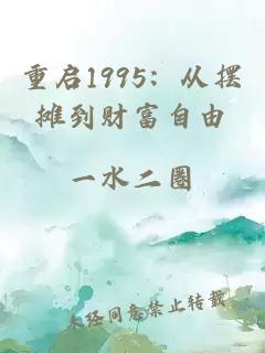 重启1995：从摆摊到财富自由