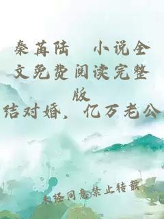 秦苒陆陞小说全文免费阅读完整版