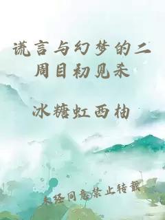 谎言与幻梦的二周目初见杀