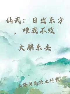 仙武：日出东方，唯我不败