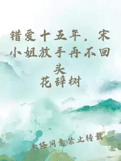 错爱十五年，宋小姐放手再不回头