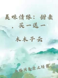 美味情缘：甜妻，买一送一