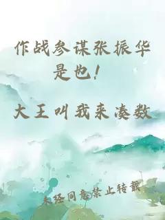 作战参谋张振华是也！