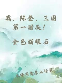 我，陈登，三国第一猎头！